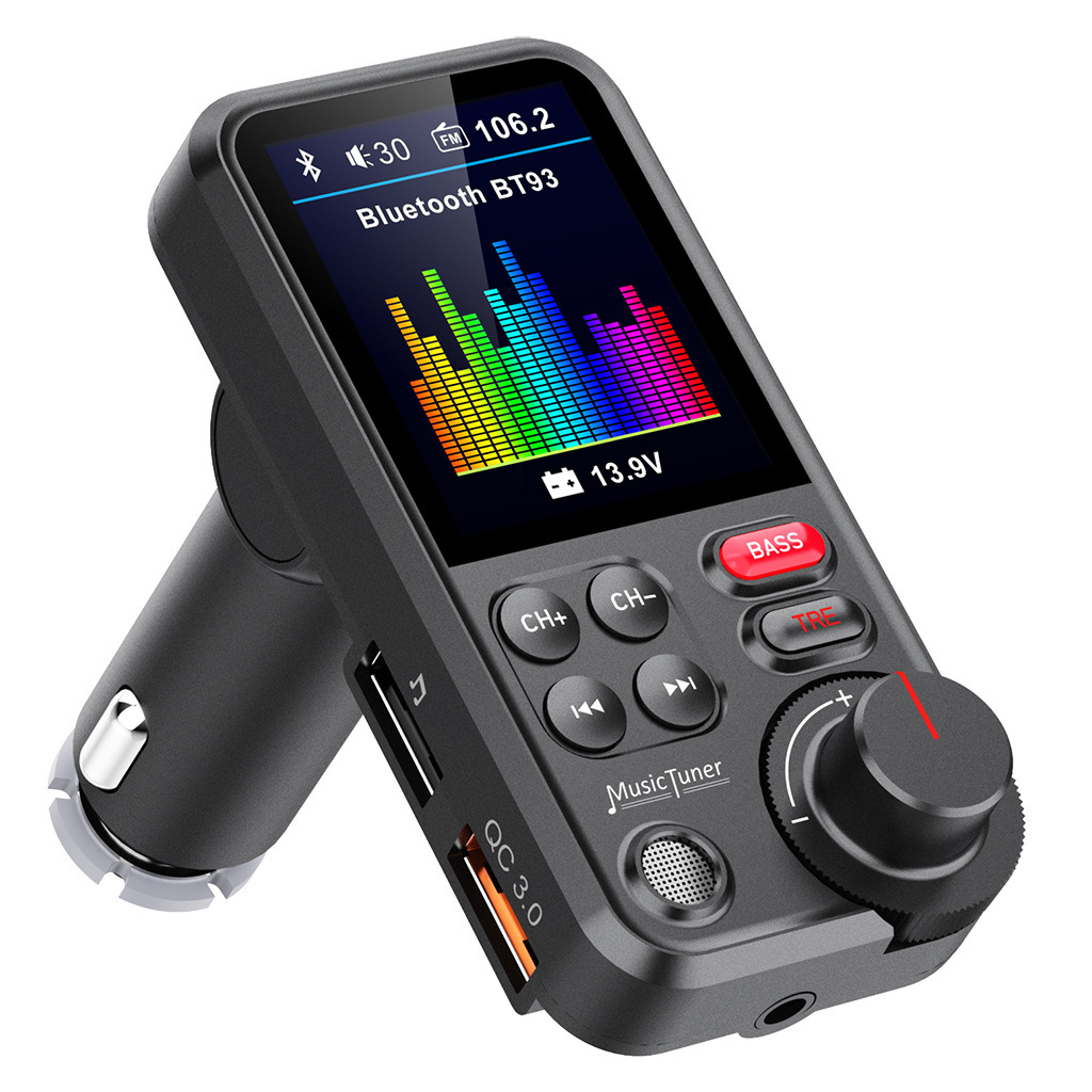 Audio Music Equalizer - Transmissor FM para Carro, Reprodutor MP3,