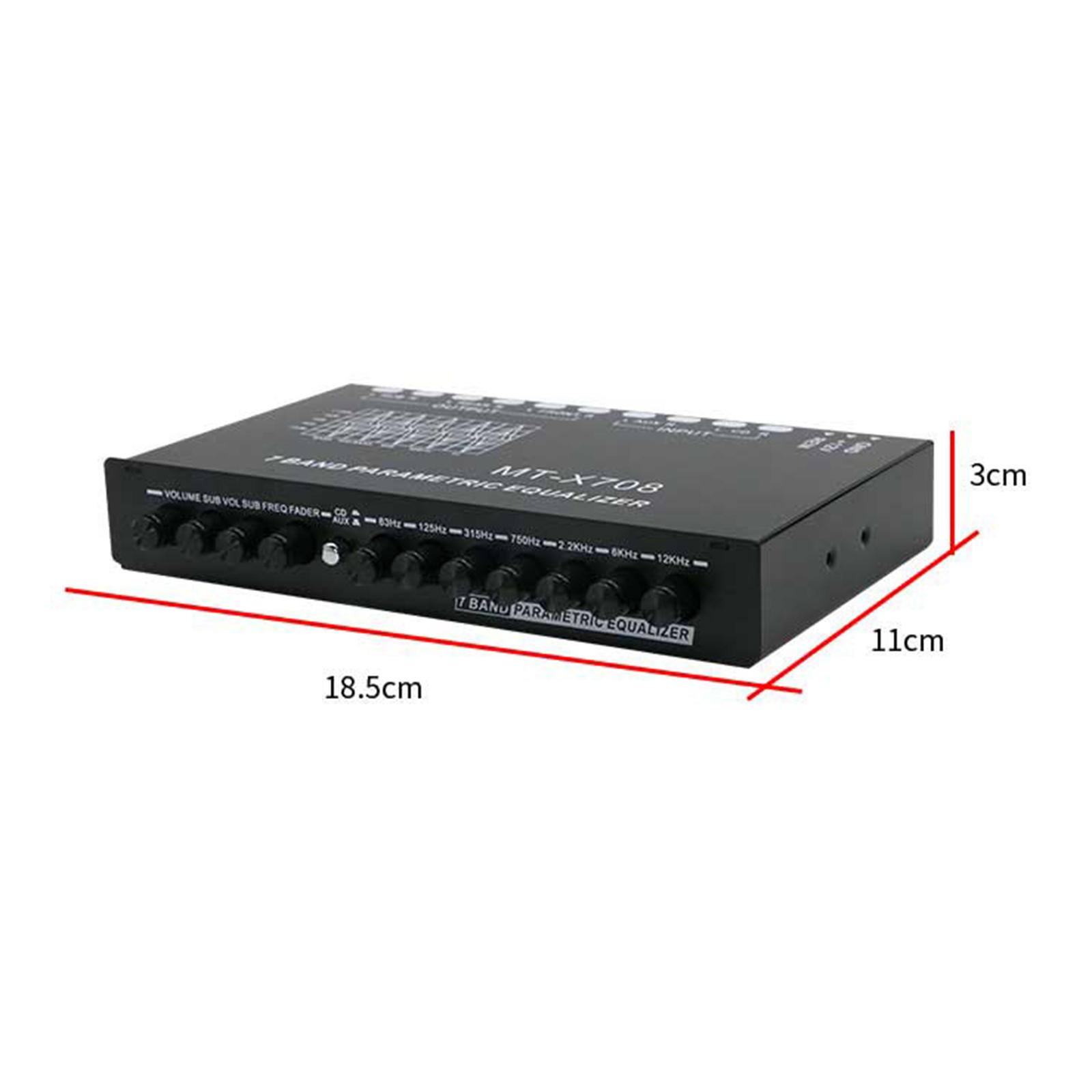 Audio Music Equalizer - Equalizador de 7 Bandas DC 12V