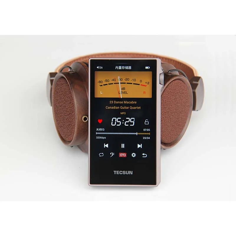 Audio Music Equalizer - Tecsun PD-60 Tela sensível ao toque