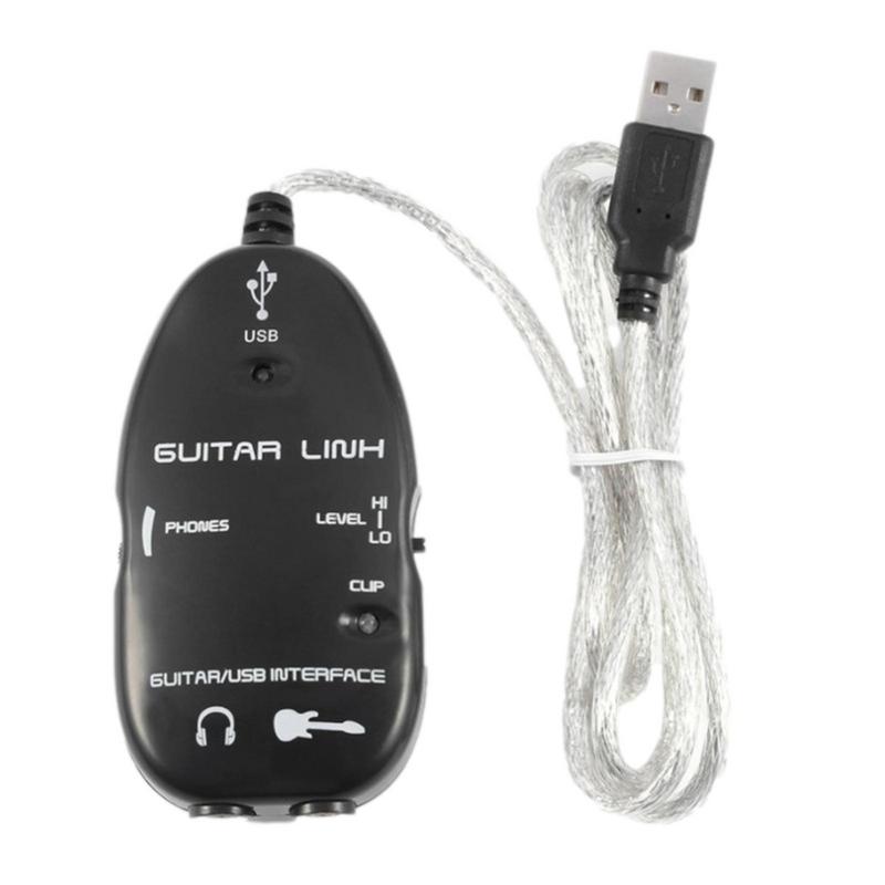 Audio Music Link - Link de guitarra interface usb cabo