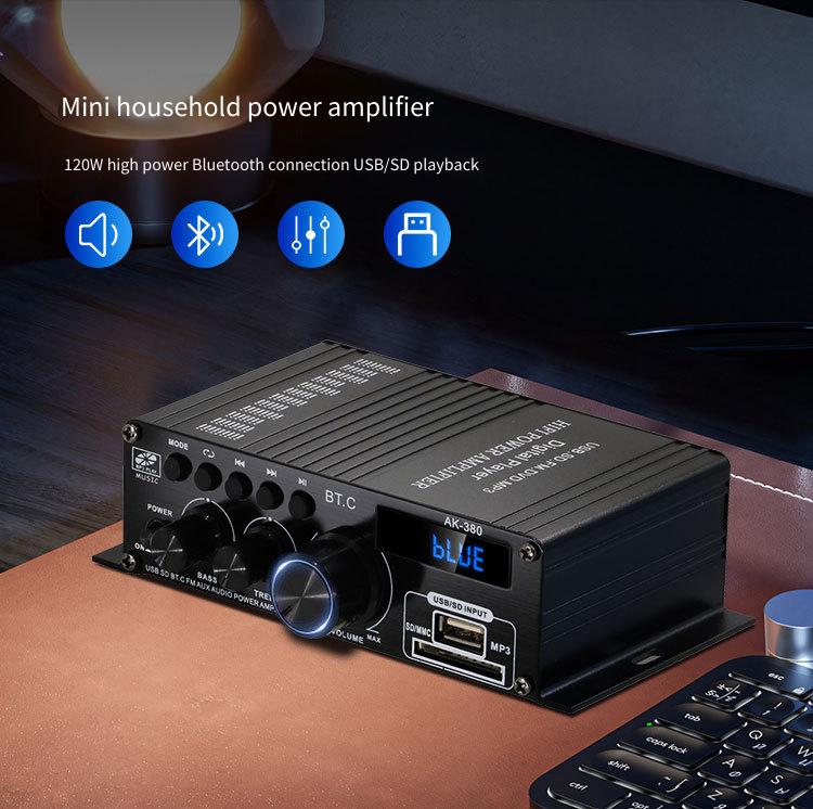 Audio Music Equalizer - Mini amplificador de áudio digital para