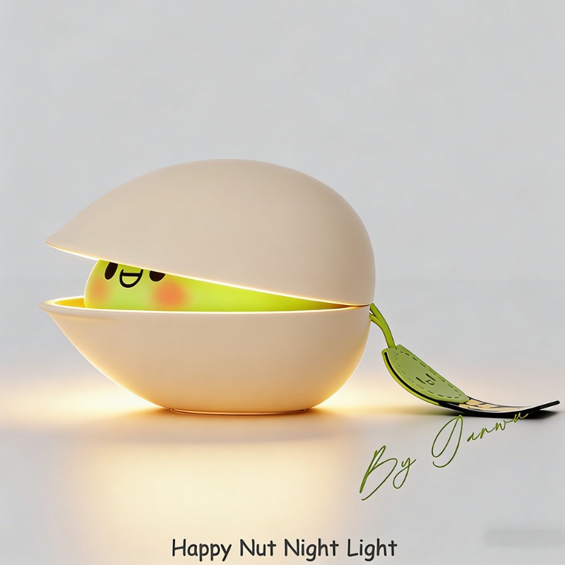 Audio Happy Music - Luminária Noturna Happy Nut com Desenho