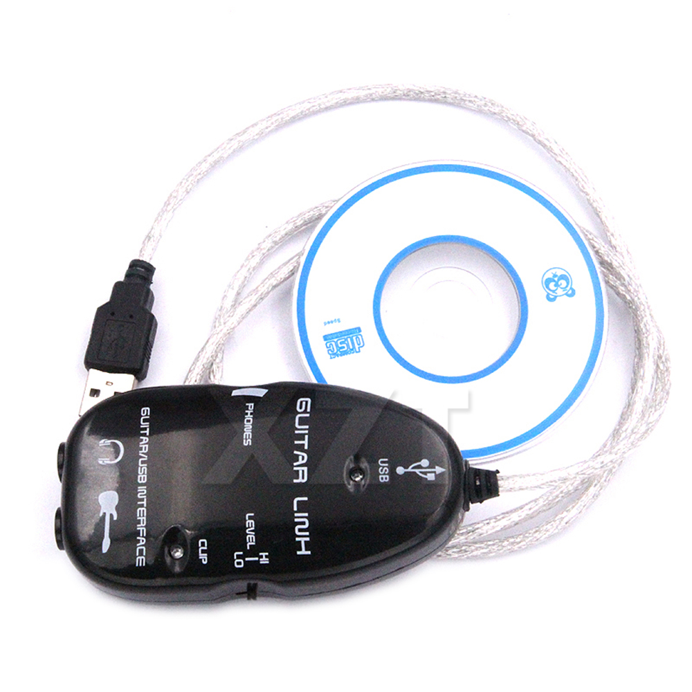 Audio Music Link - Link de guitarra interface usb cabo
