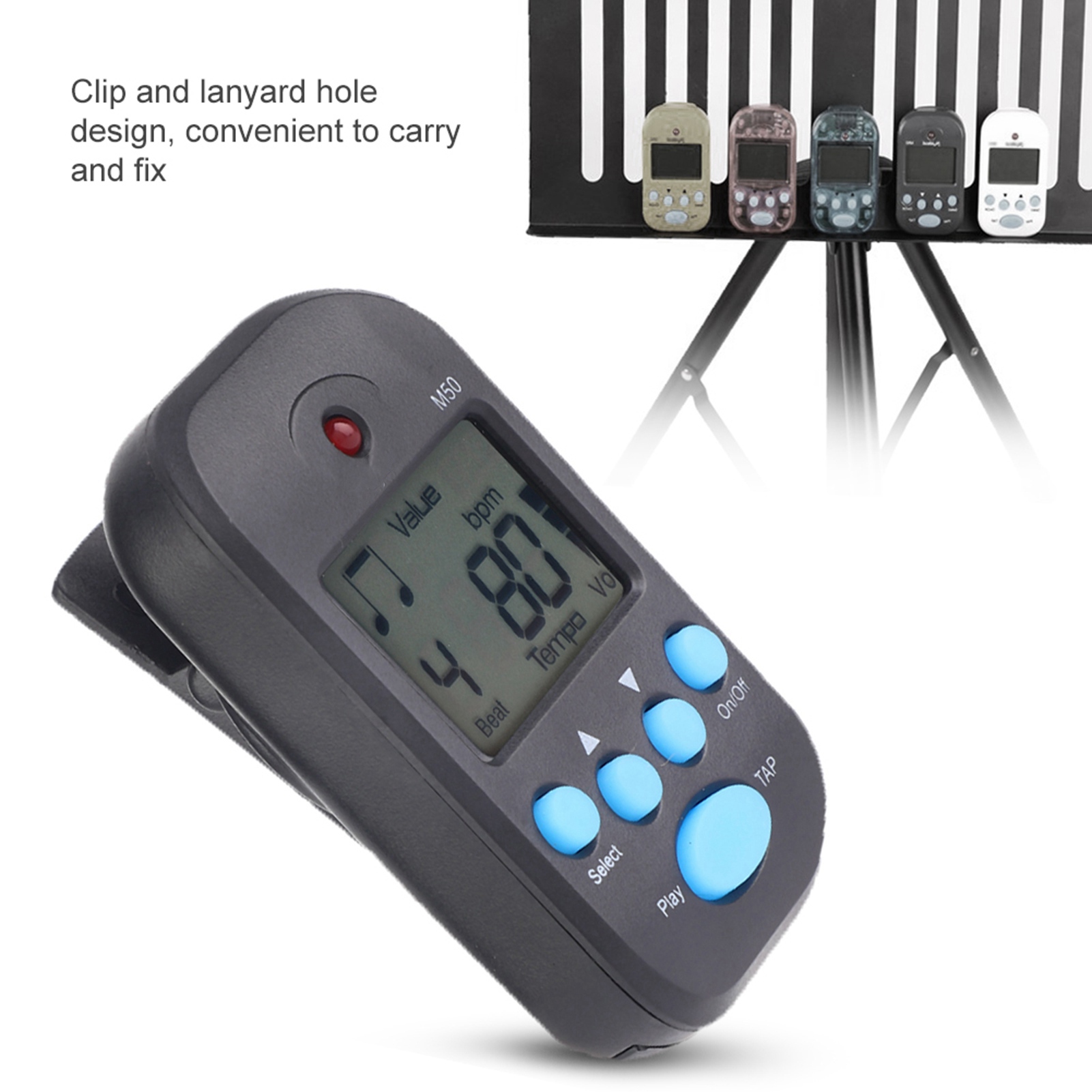 Mini metrônomo profissional cl - Metronome Digital avaliação e preço