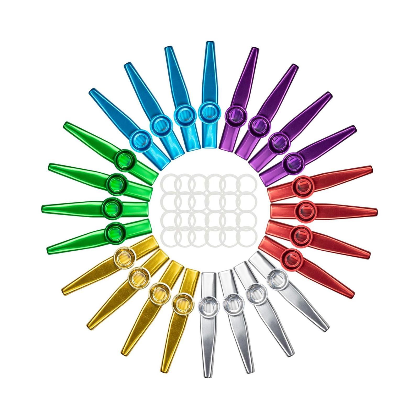 24 peças de metal kazoos para  - Ukulele Beginner Kit avaliação e preço