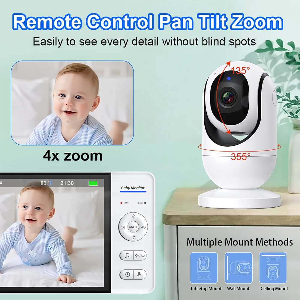 Monitor de vídeo para bebês, 7 - Audio Music Videos avaliação e preço