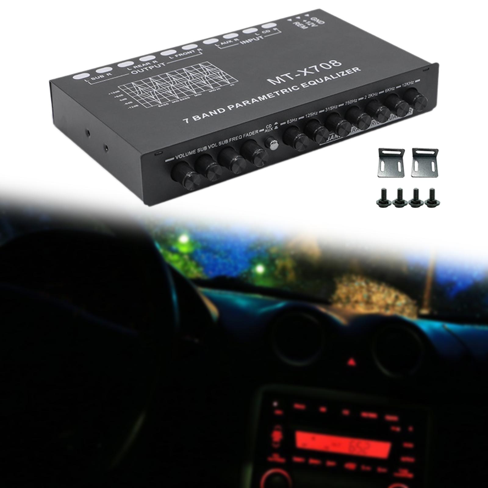 Equalizador de 7 Bandas DC 12V - Audio Music Equalizer avaliação e preço