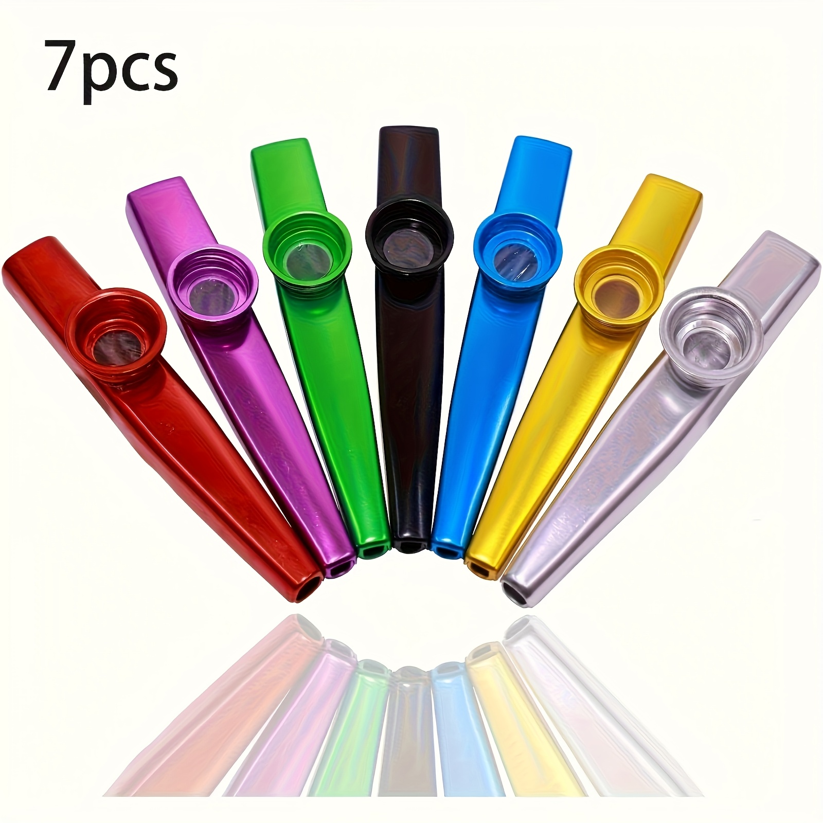 7 pçs metal kazoos design simp - Ukulele Beginner Kit avaliação e preço