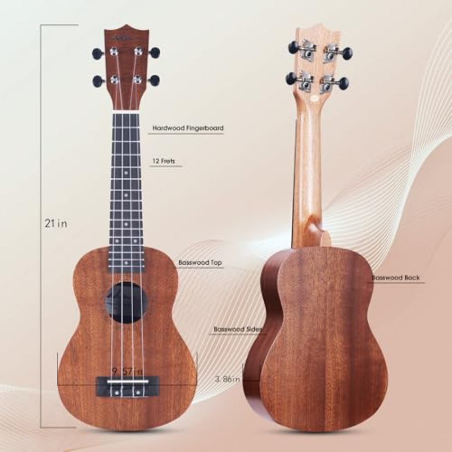 Kit de Ukulele Havaiano de Sap - Ukulele Beginner Kit avaliação e preço