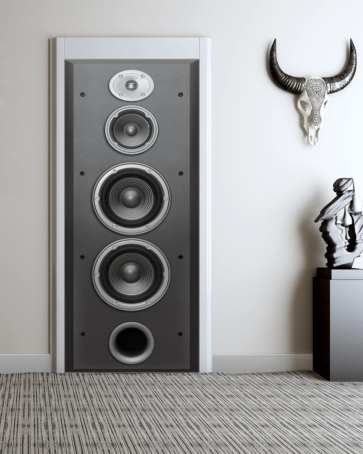 Adesivo de Parede para Caixa d - Audio Music Remove avaliação e preço