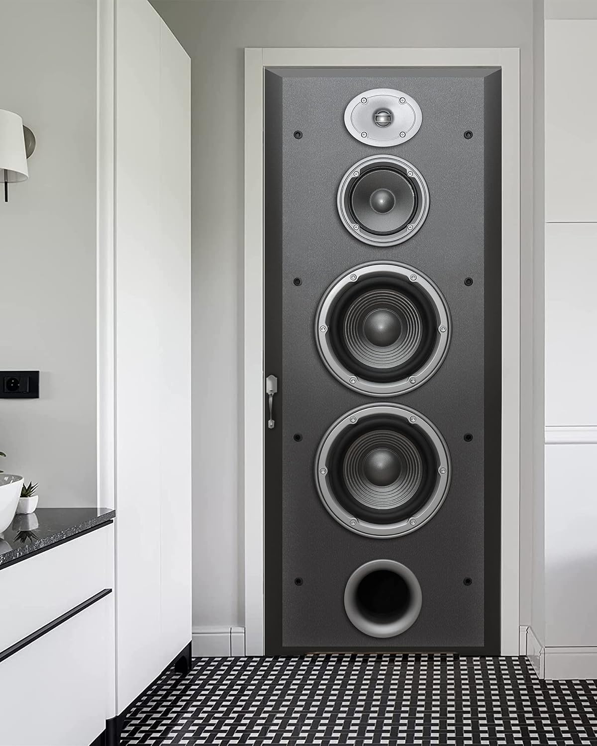 Adesivo de Parede para Caixa d - Audio Music Remove avaliação e preço