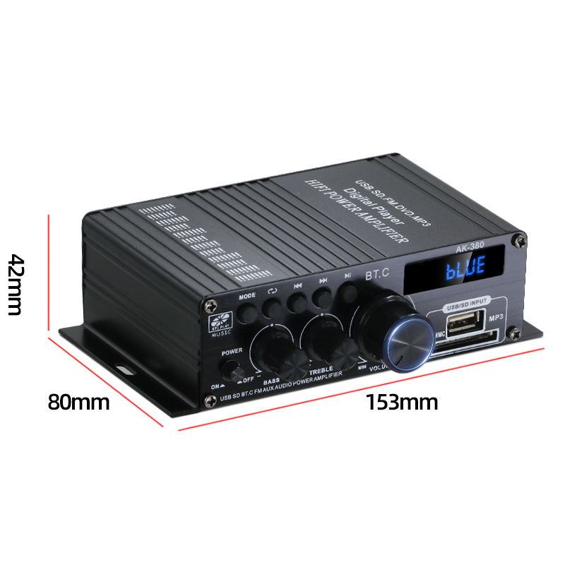 Mini amplificador de áudio dig - Audio Music Equalizer avaliação e preço