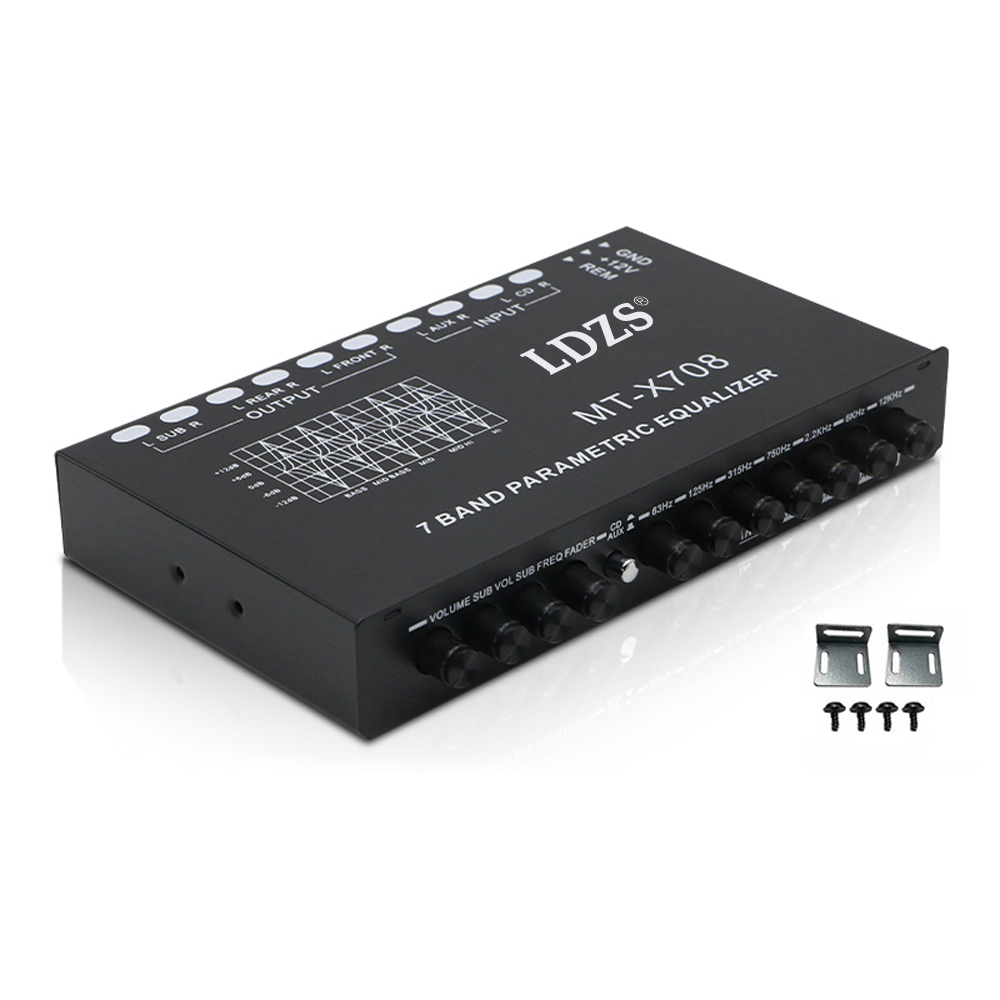 Profissional 7 Band Car Equali - Audio Music Equalizer avaliação e preço