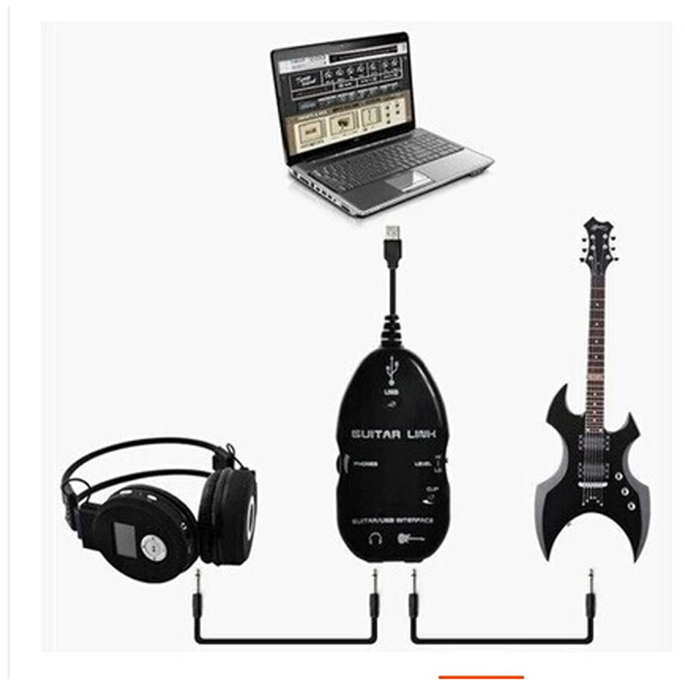Link de guitarra interface usb - Audio Music Link avaliação e preço